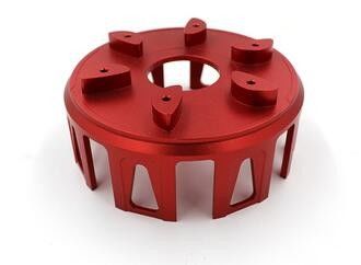 Chiny Red 6061 Anodized Aluminum Parts High Precision CNC Machining Service dostawca