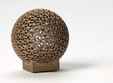 Chiny Aluminum DMLS 3D printing for Sphere Shape , Golden electroplating dostawca